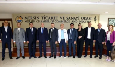 Mersin Deniz Ticaret Odası Başkanı Sektörel Sorunları Tartıştı