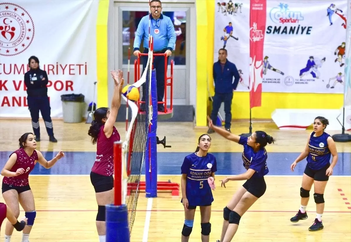 Osmaniye’de Voleybol İl Birinciliği Tamamlandı