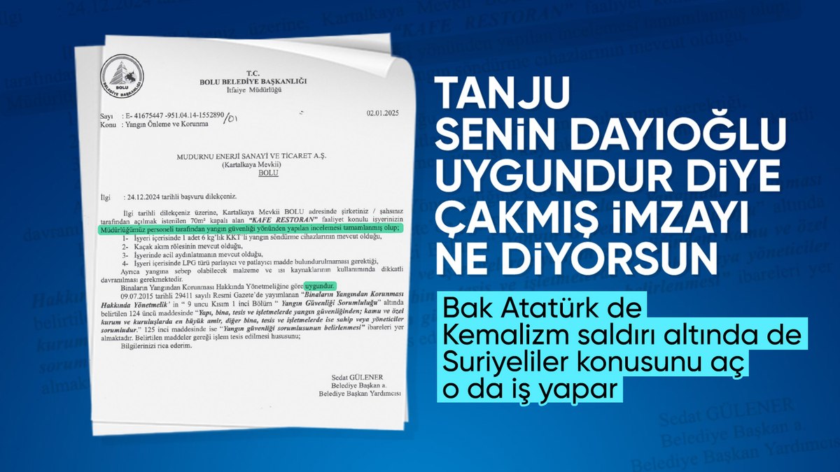 Bolu Belediyesi’nin yanan oteldeki restoran için 19 gün önce rapor verdiği ortaya çıktı