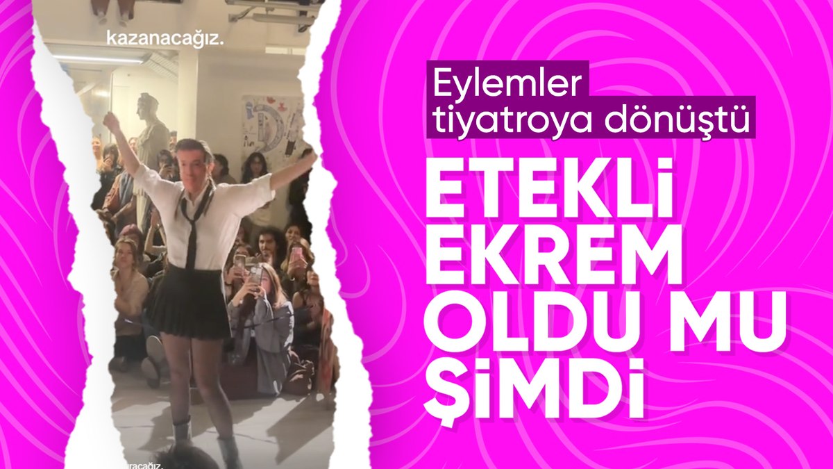 MSGSÜ öğrenilerinin Ekrem İmamoğlu maskeli defilesi